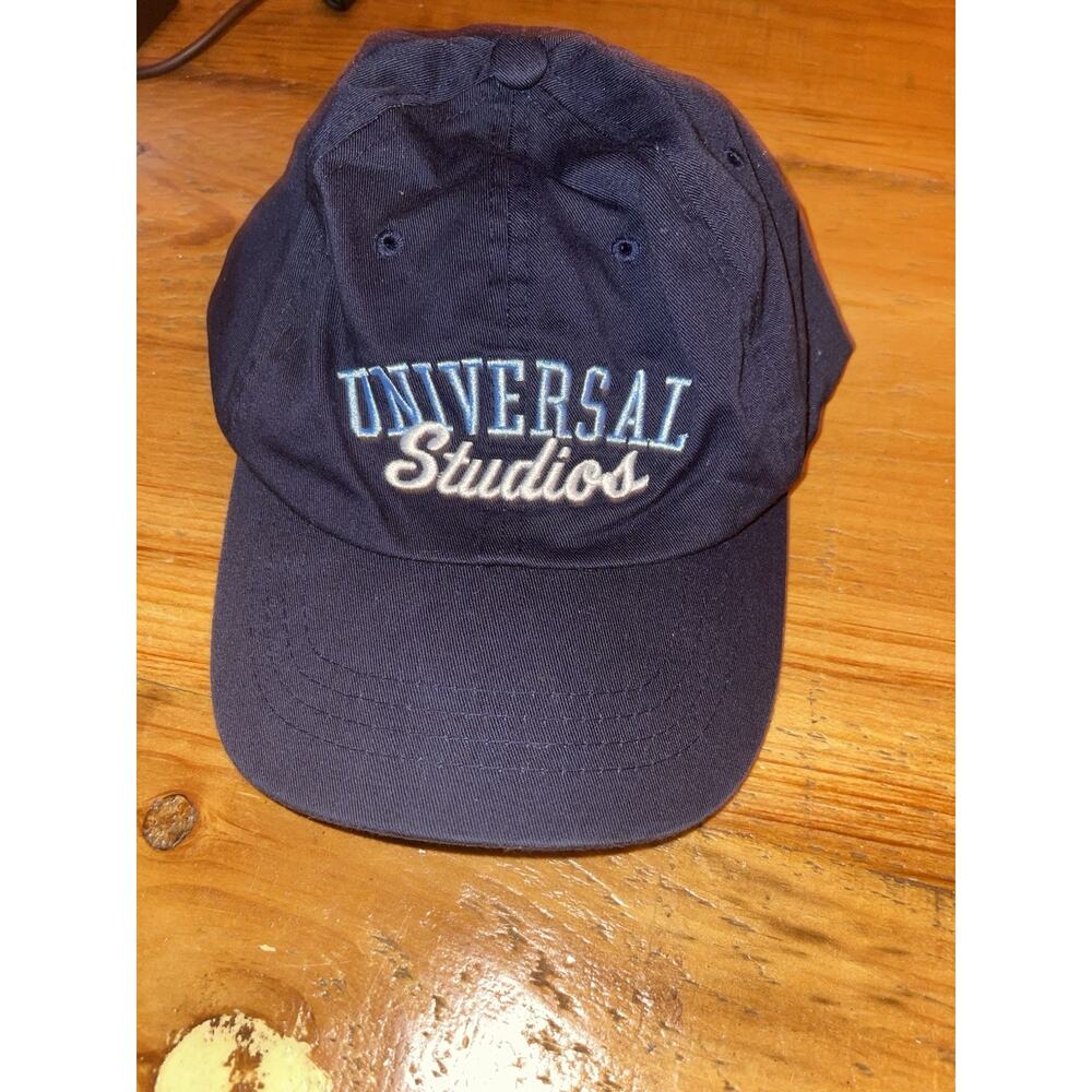 Universal Studios Hat Blue Cotton Embroidered Logo Adjustable